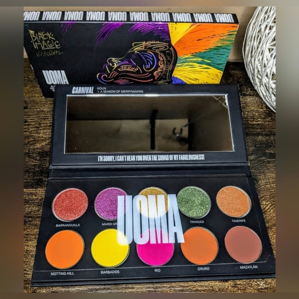 5/75$ UOMA Black Magic Color Eyeshadow Palette